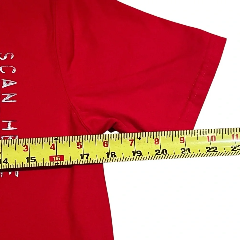 DKNY Boy Youth State of Mind Graphic Tee Red Size XL